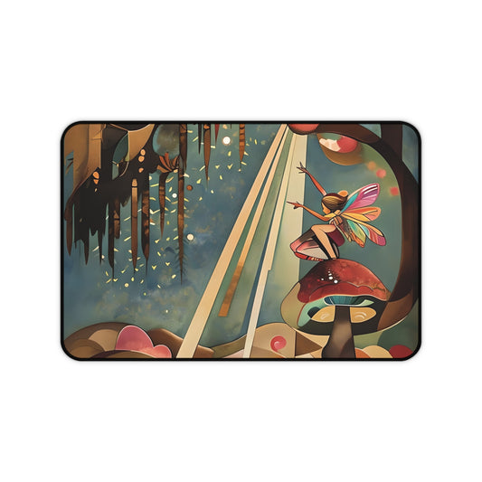 Enchanted Orchard Designer Desk Mat - Premium Office Desk Pad, 3 Sizes Available, Artistic Workspace Protection