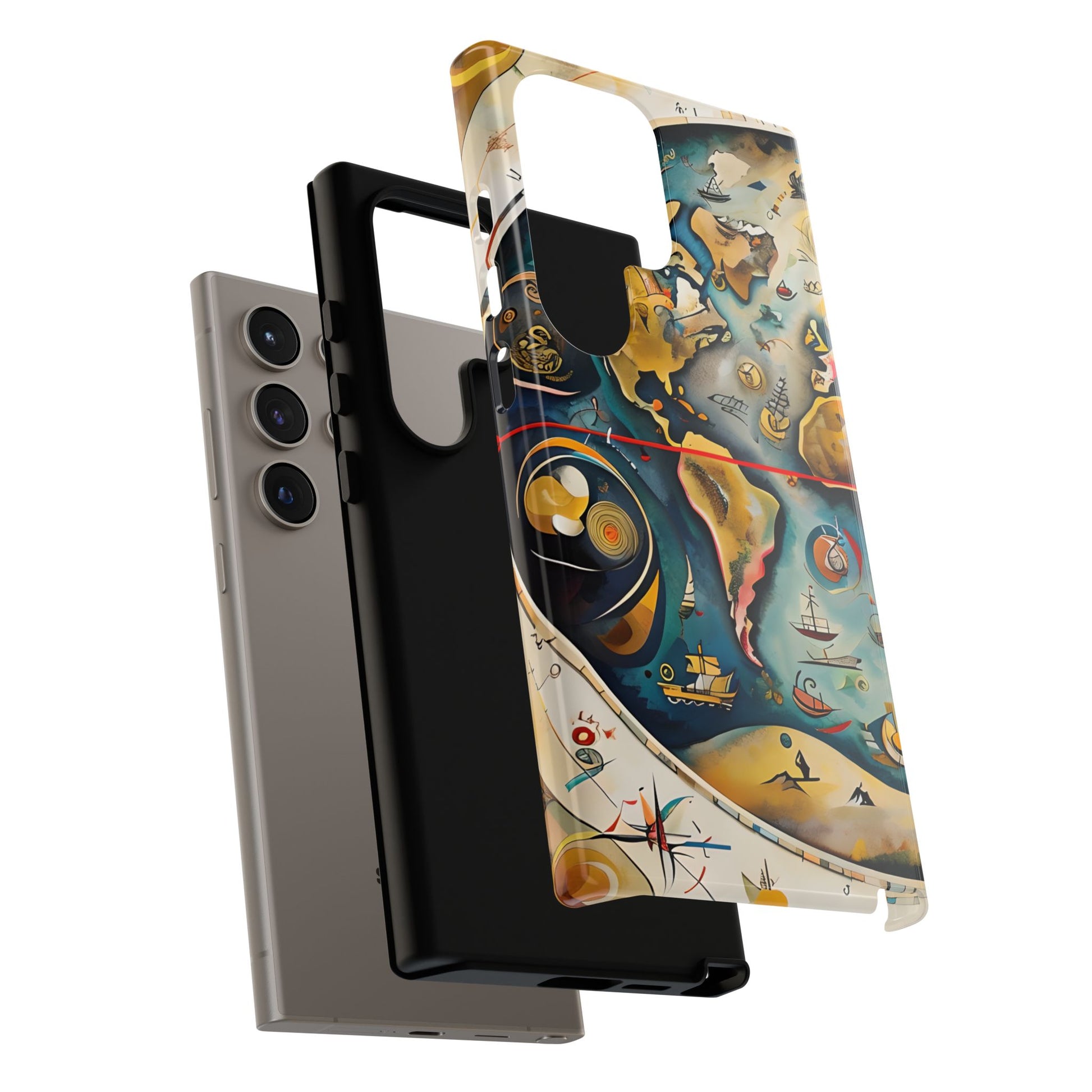 Celestial Map Samsung Galaxy S24 Ultra Tough Case - Vintage Map - Premium Abstract Design