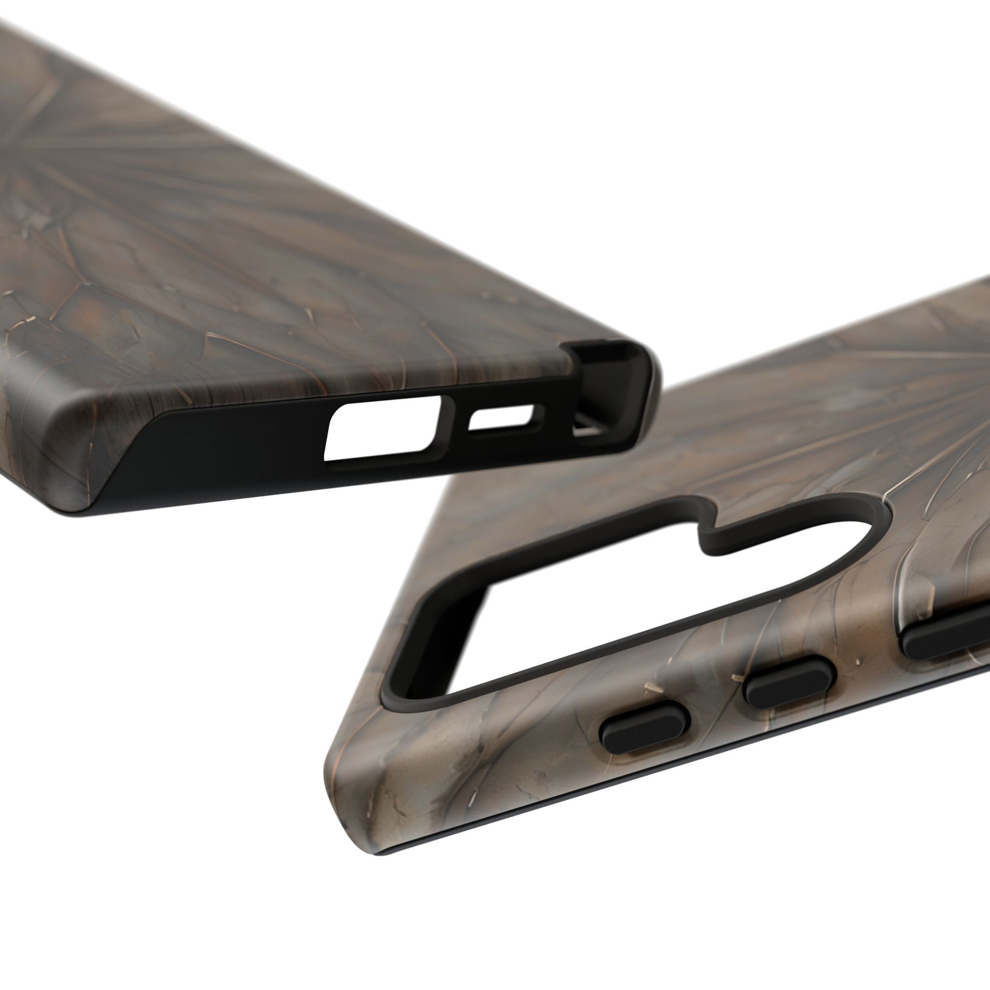 Earthstone Mandala - Kaleidoscope Collection Artistic Taupe Burst - Samsung Galaxy S24 Ultra Tough Phone Case