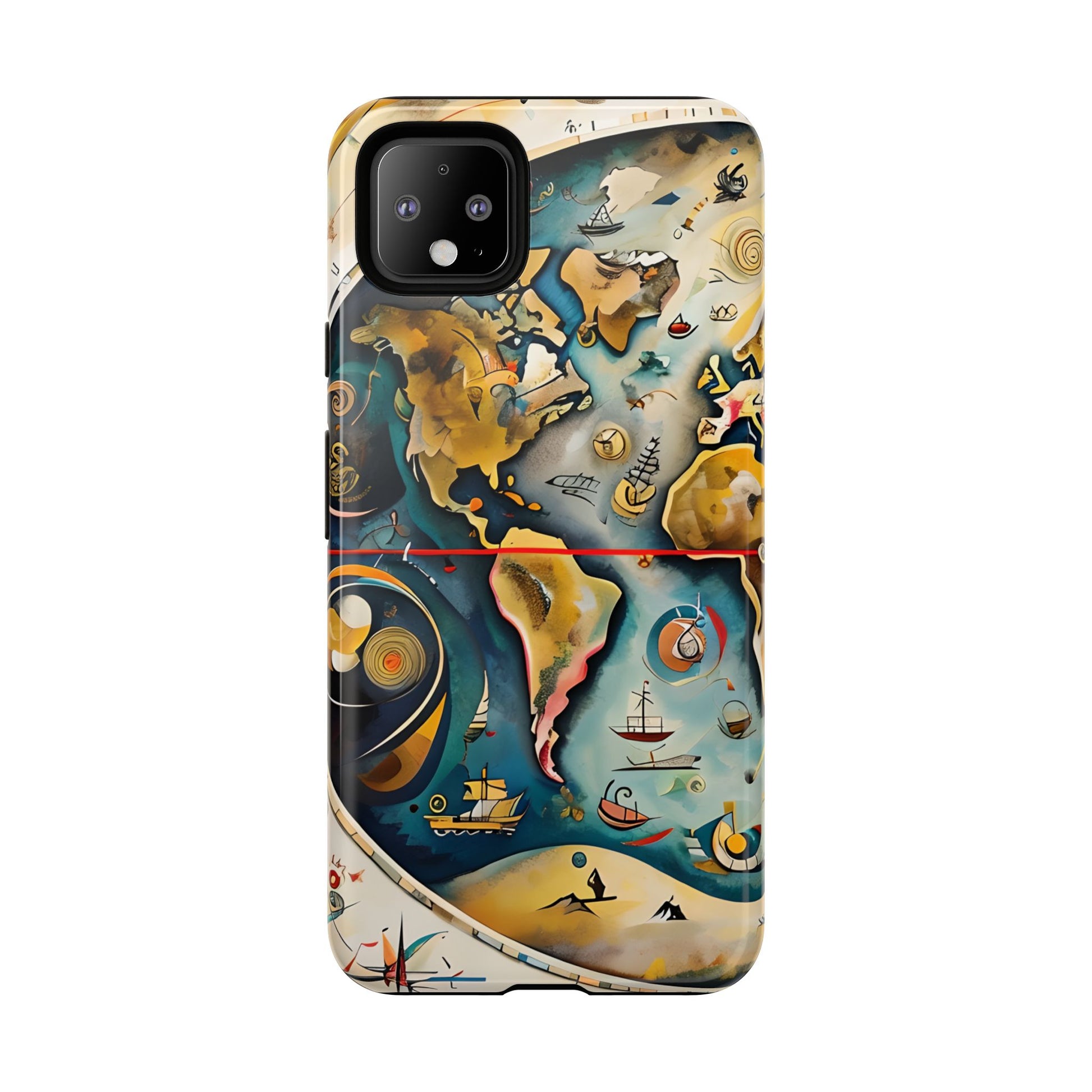 Celestial Map Google Pixel 4XL Tough Case - Antique Star Chart Phone Cover