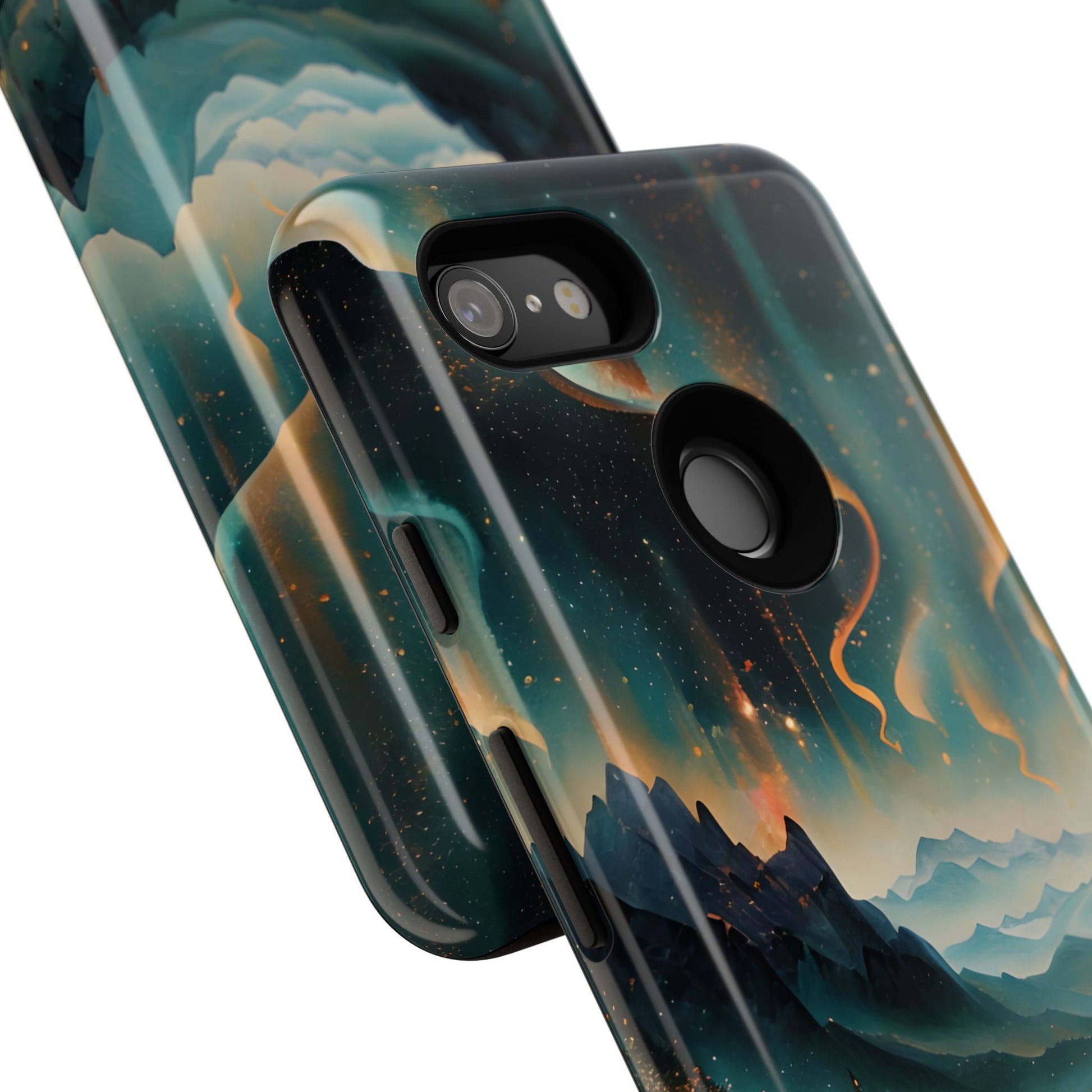 Aurora Dreamscape Tough Case for Google Pixel 3 - Northern Lights Artistic Shockproof Cover, Elegant Protective Phone Case