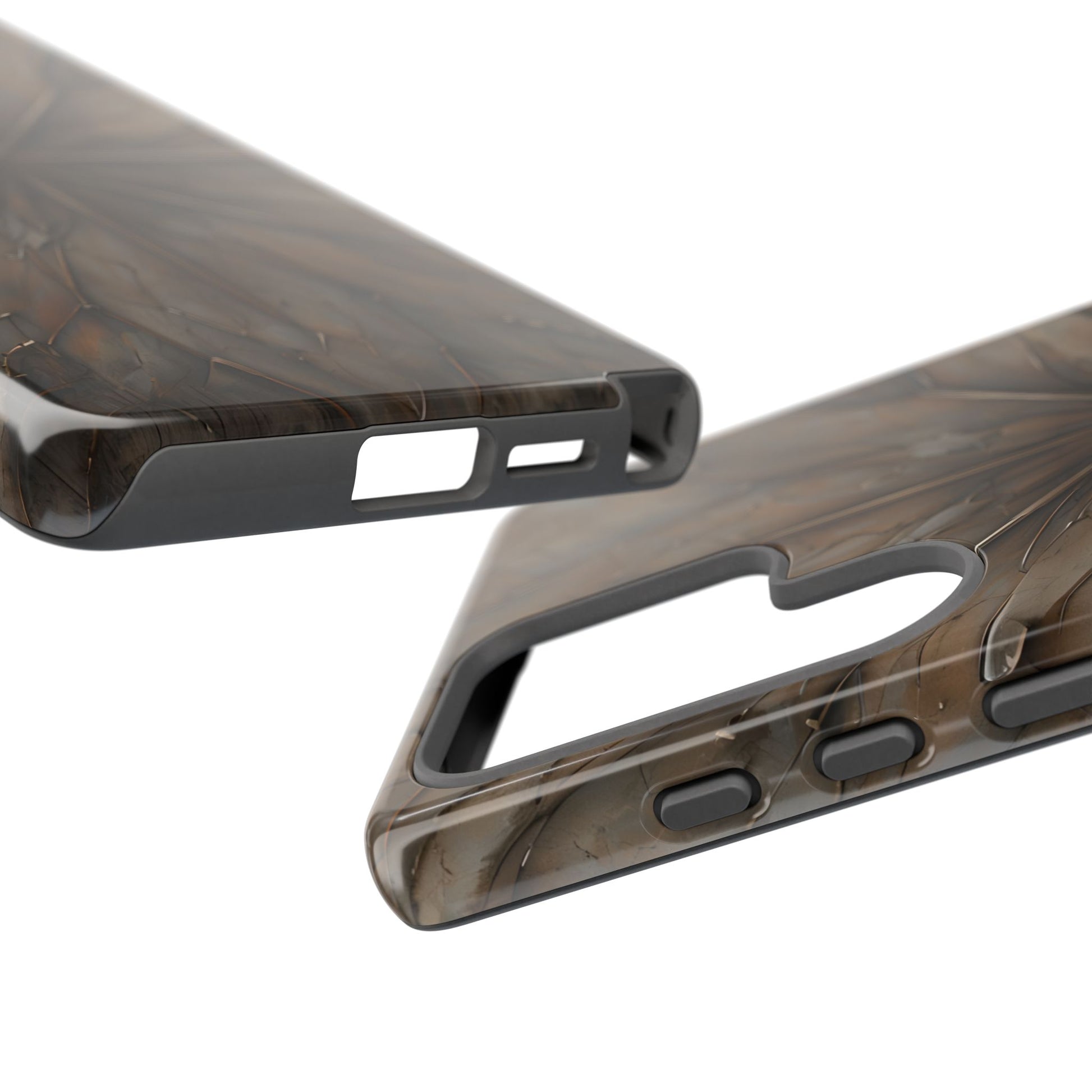 Earthstone Mandala - Kaleidoscope Collection Artistic Taupe Burst - Samsung Galaxy S25 Ultra Tough Phone Case