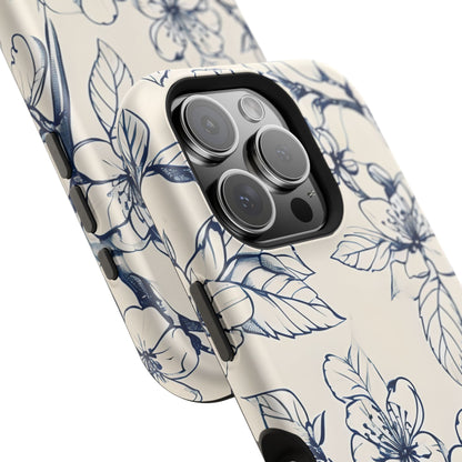Blossom Sketch iPhone MagSafe Case