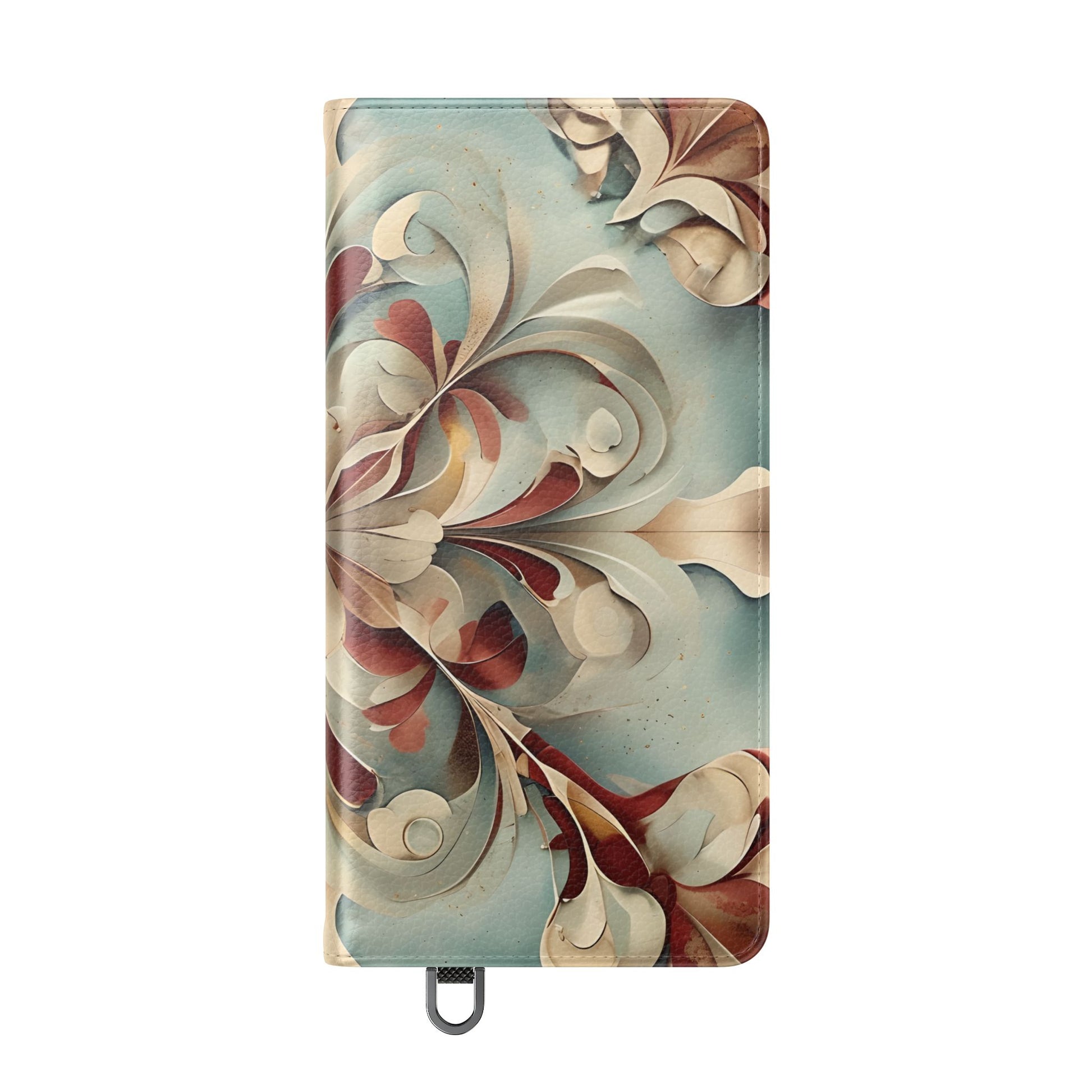Vintage Baroque Blossom Wallet Phone Case - Elegant Floral Flip Cover for Samsung Galaxy S25 Ultra