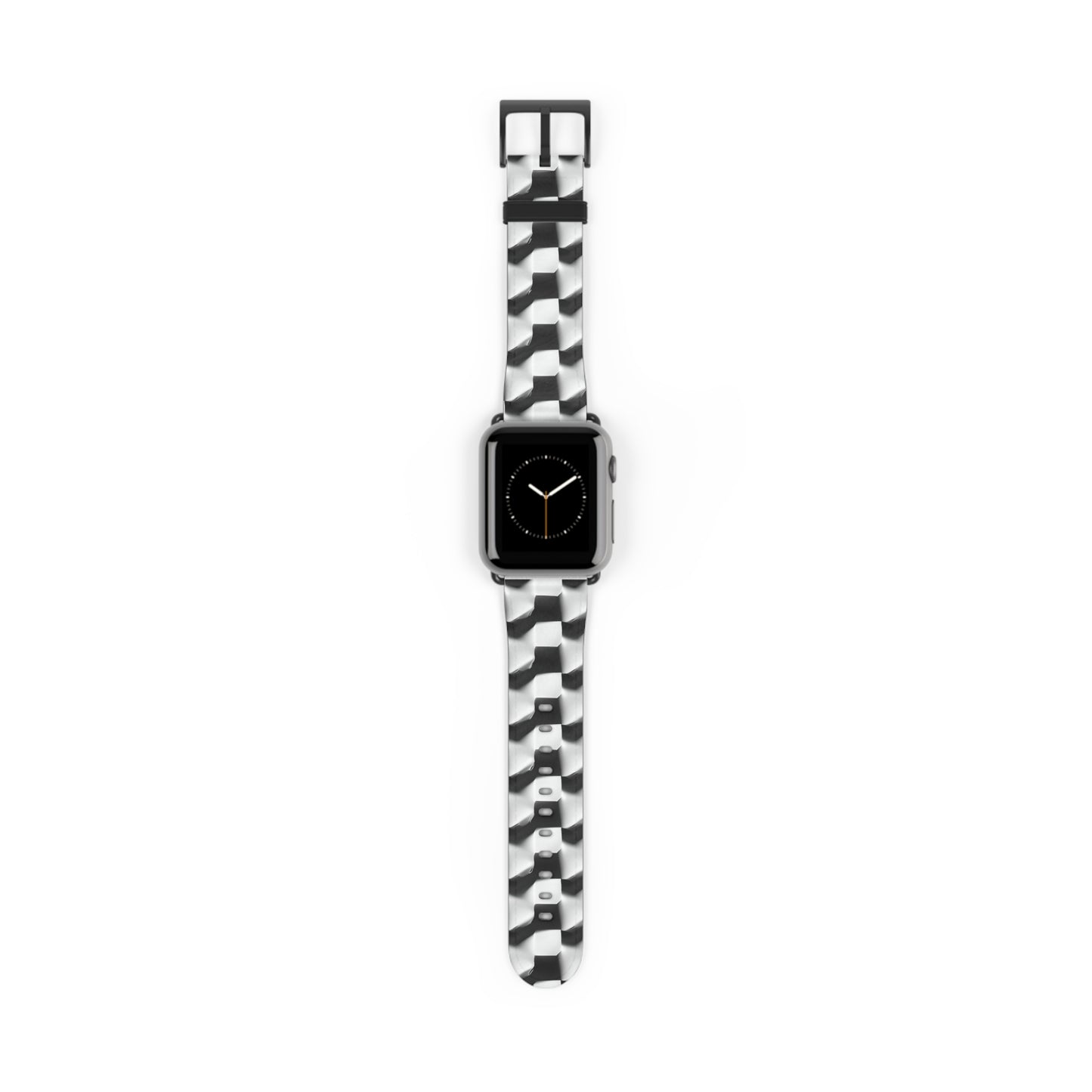 Monochrome Grid Apple Watch Band Strap - Timeless Design for your Timepiece