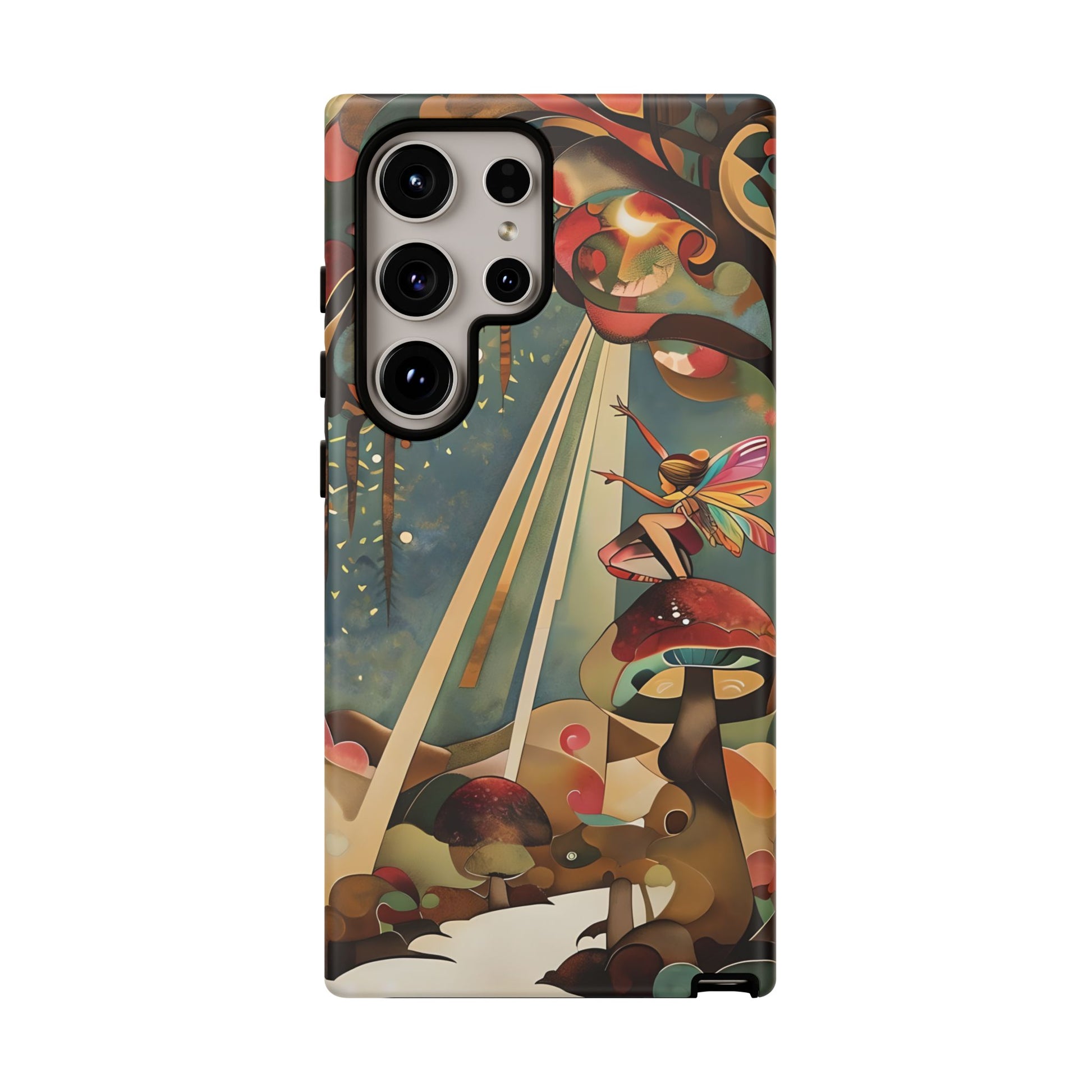 Enchanted Orchard Samsung Galaxy S24 Ultra Tough Case - Artistic Fairy Tale Phone Cover - Elegant Protective Fantasy Art Accessory