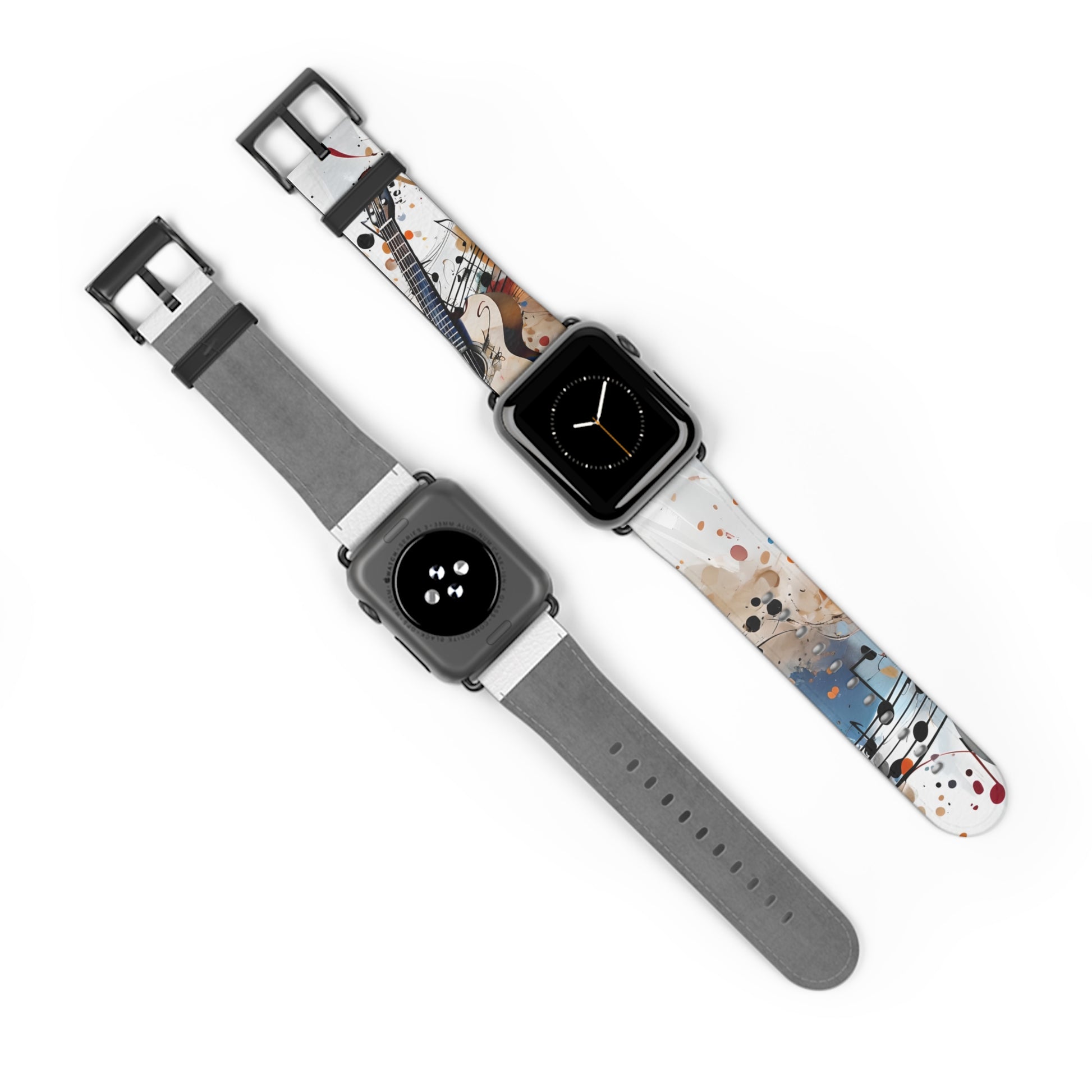 Strum and Flow Apple Watch Band Strap - Acoustic Guitar Music Art Strap