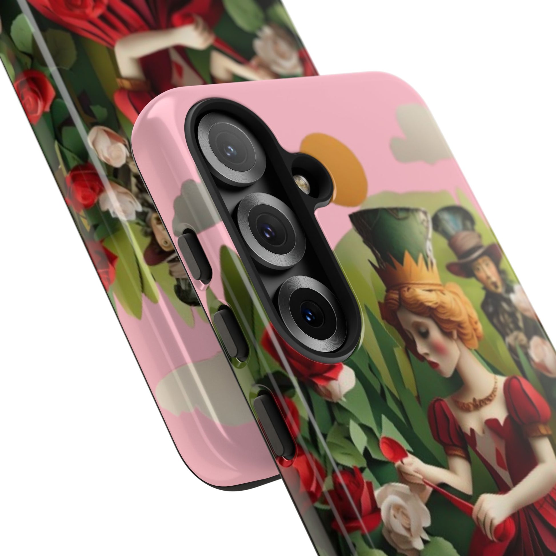 Regal Rose Court - Samsung Galaxy S25 - Tough Phone Case -Whimsical Fantasy Floral Design