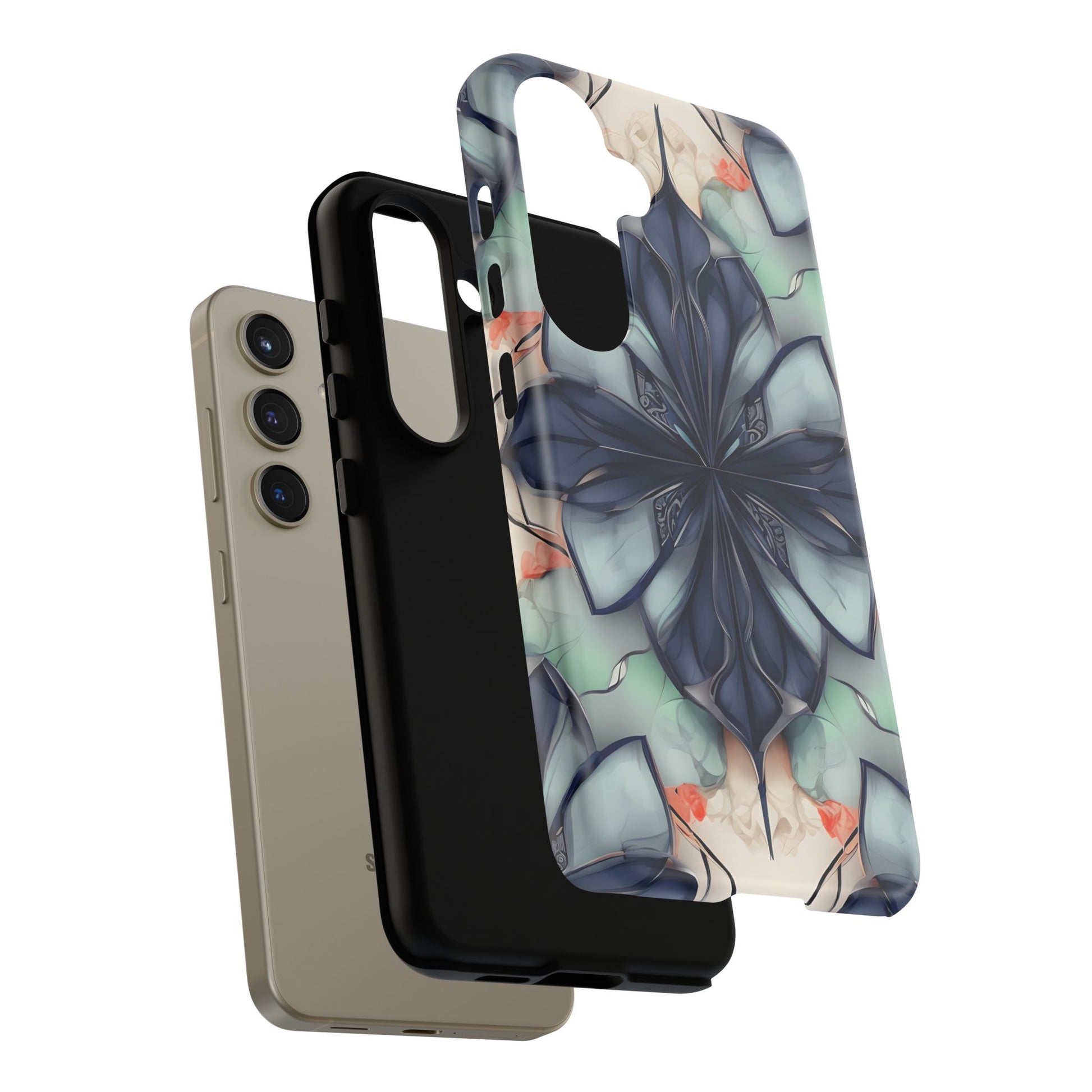 Midnight Mosaic Tough Case for Samsung Galaxy S24- Premium Shockproof Designer Phone Cover