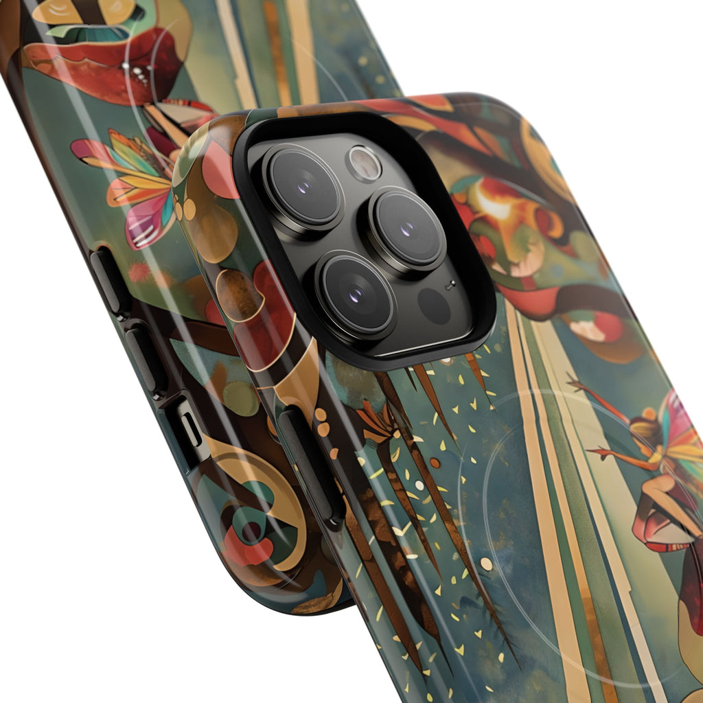 Enchanted Orchard iPhone 14 Pro Max - Artistic Fairy Tale cover - MagSafe Compatible - Premium Drop Protection