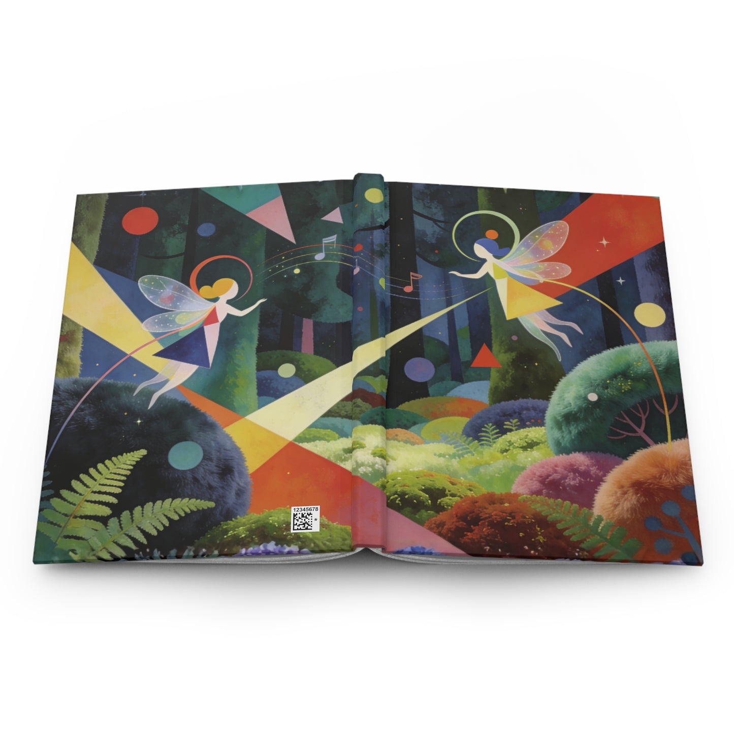 Celestial Forest Fairies Hardcover Journal - Whimsical Fantasy Notebook