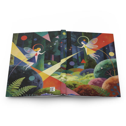 Celestial Forest Fairies Hardcover Journal - Whimsical Fantasy Notebook