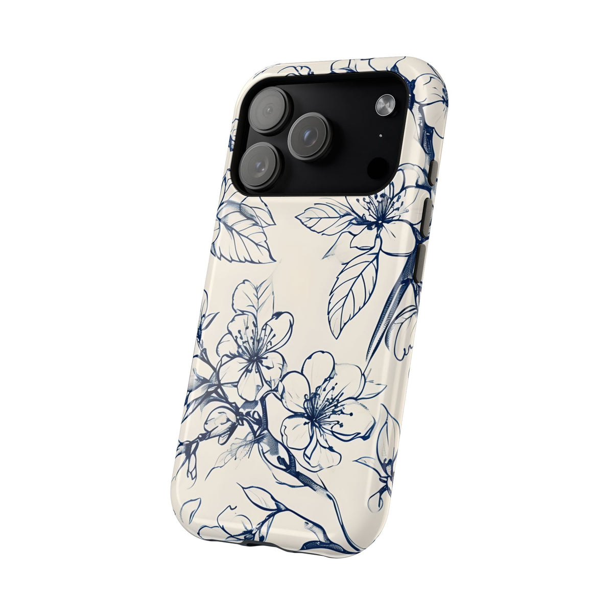Blossom Sketch iPhone MagSafe Case
