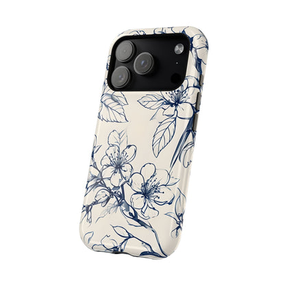 Blossom Sketch iPhone MagSafe Case