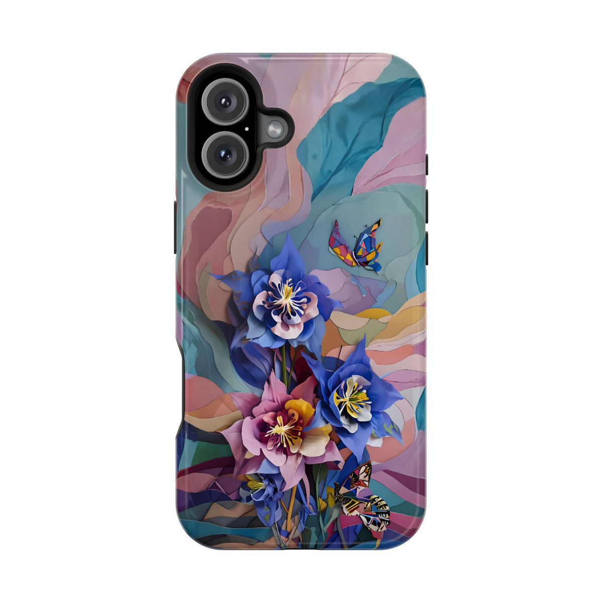 Blue Columbine Carnivale iPhone MagSafe Case