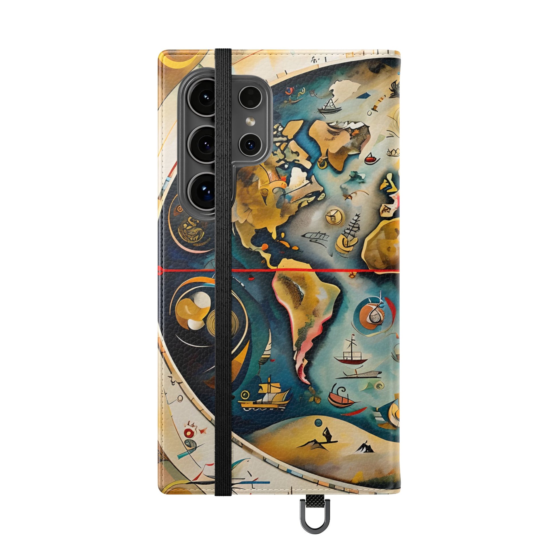 Celestial Map - Vintage-Inspired Phone Wallet Case for Samsung Galaxy S24 Ultra