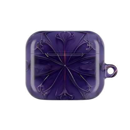 Violet Nebula AirPod Case - Purple Cosmic Earbud Cover for Gen 1, 2, 3, Pro Gen 1 & 2