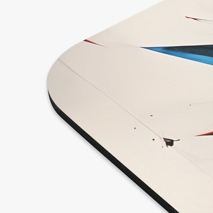 Garnet Starburst Mouse Pad - Premium 9x8 " Non-Slip Desk Mat for Work, Gaming & Office Decor