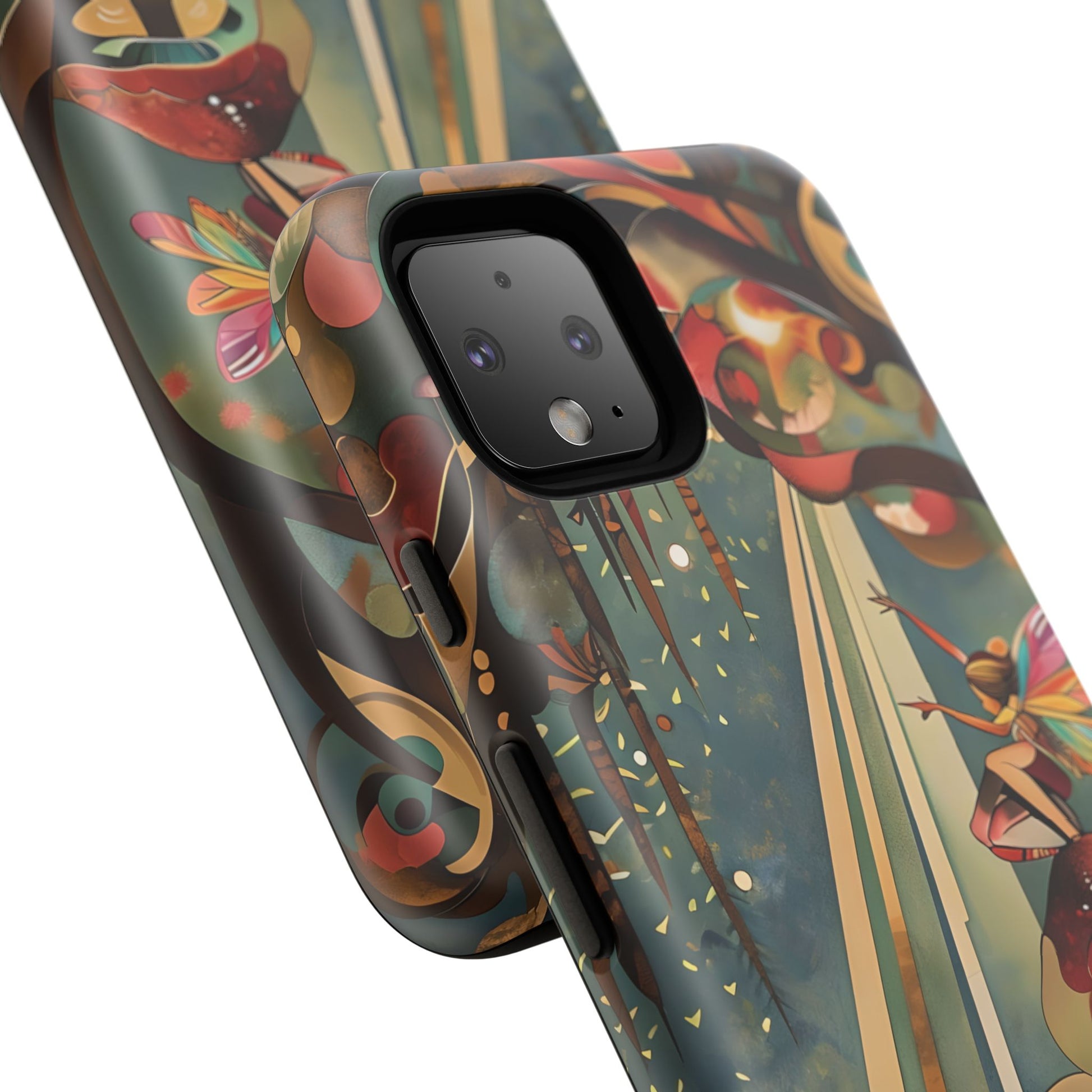 Enchanted Orchard Google Pixel 4 Tough Case - Artistic Fairy Tale Phone Cover - Elegant Protective Fantasy Art Accessory