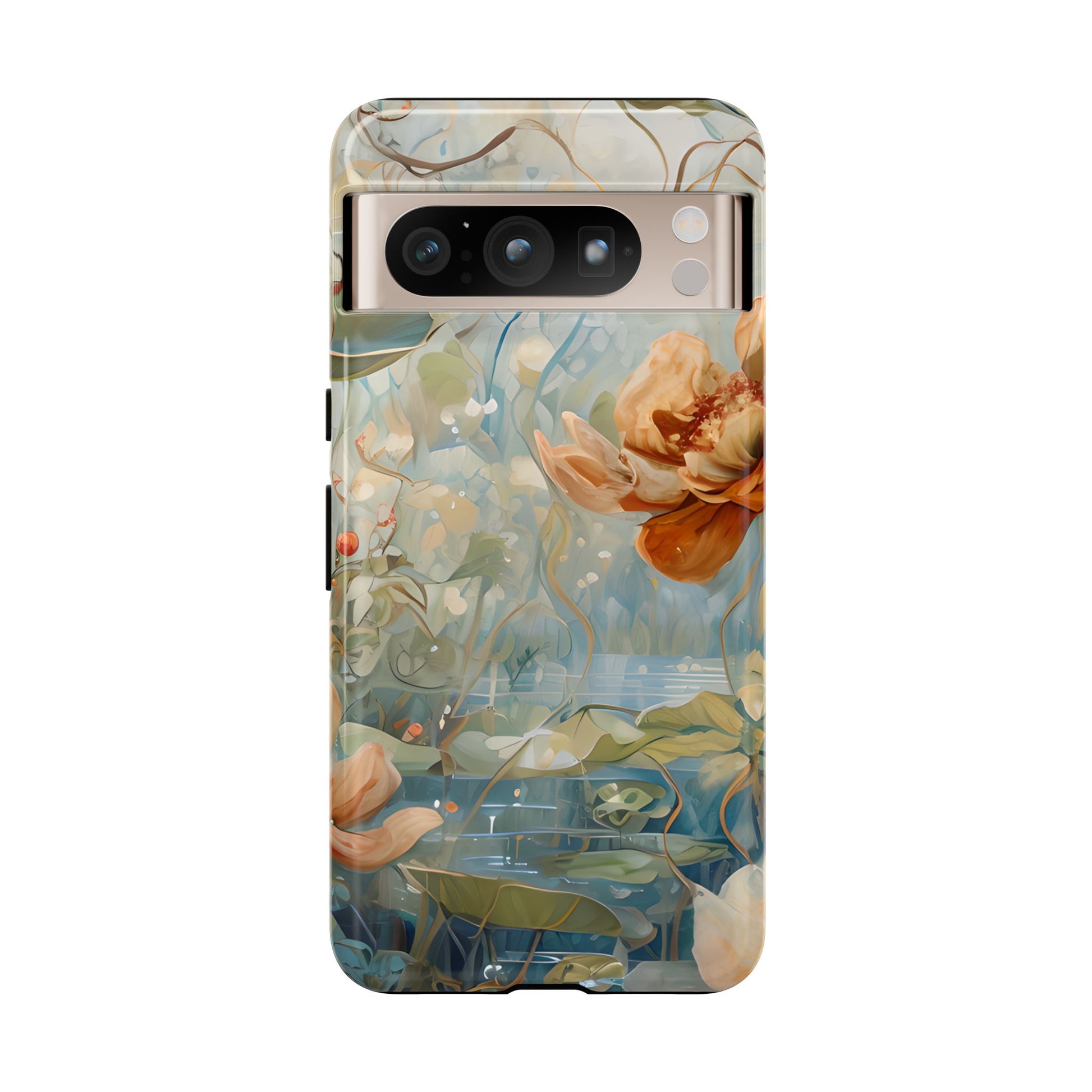 Waterlily Dreamscape water lily pond painting Google Pixel phone case