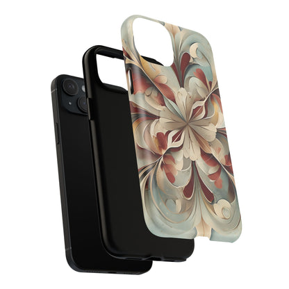 Vintage Baroque Blossom - Ornate Floral Art iPhone MagSafe Phone Case - Elegant Baroque-Inspired Design
