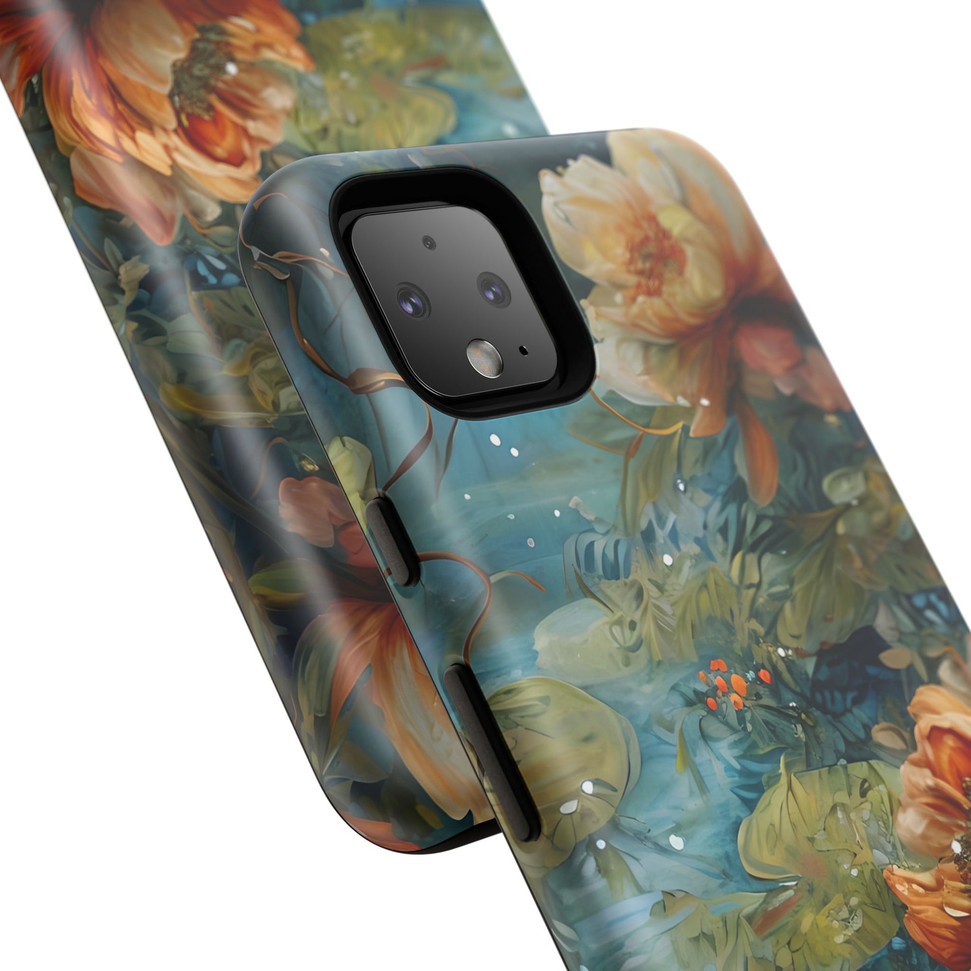 Waterlily Nocturne Tough Case for Google Pixel 4XL- Premium Artistic Shockproof Cover, Elegant Protective Phone Case