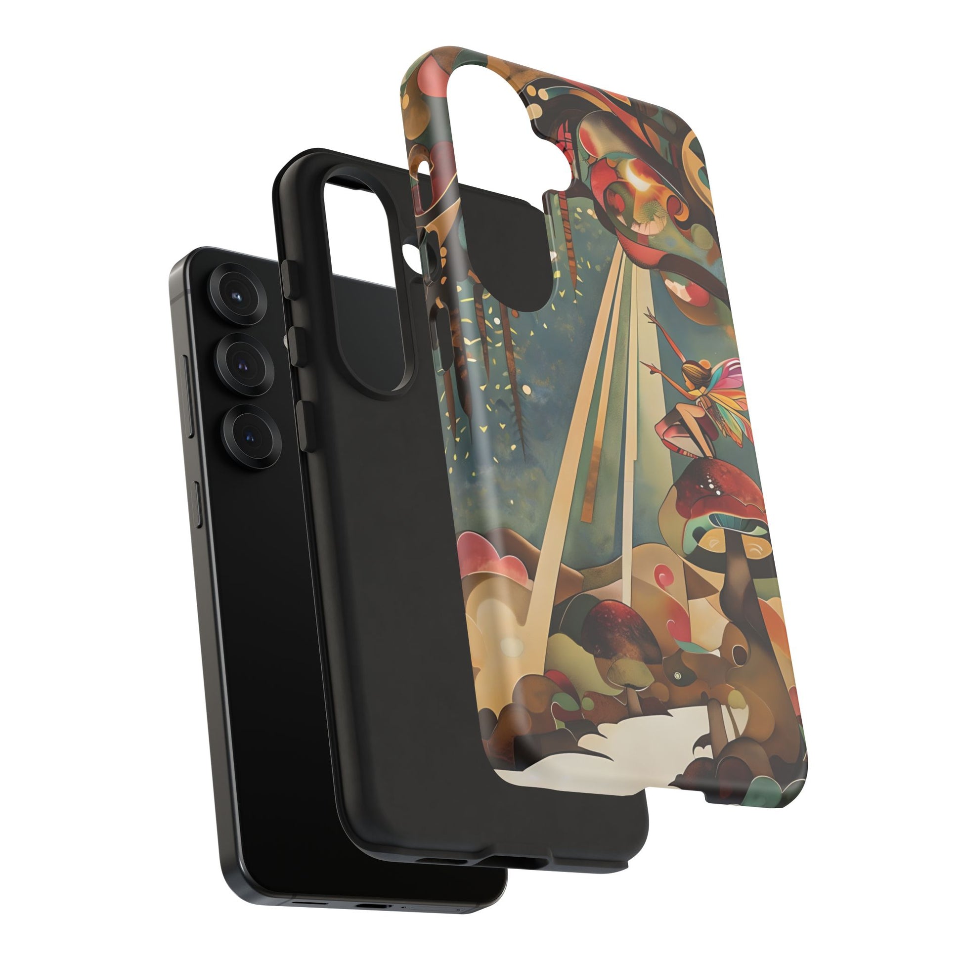 Enchanted Orchard Samsung Galaxy S25 Tough Case - Artistic Fairy Tale Phone Cover - Elegant Protective Fantasy Art Accessory
