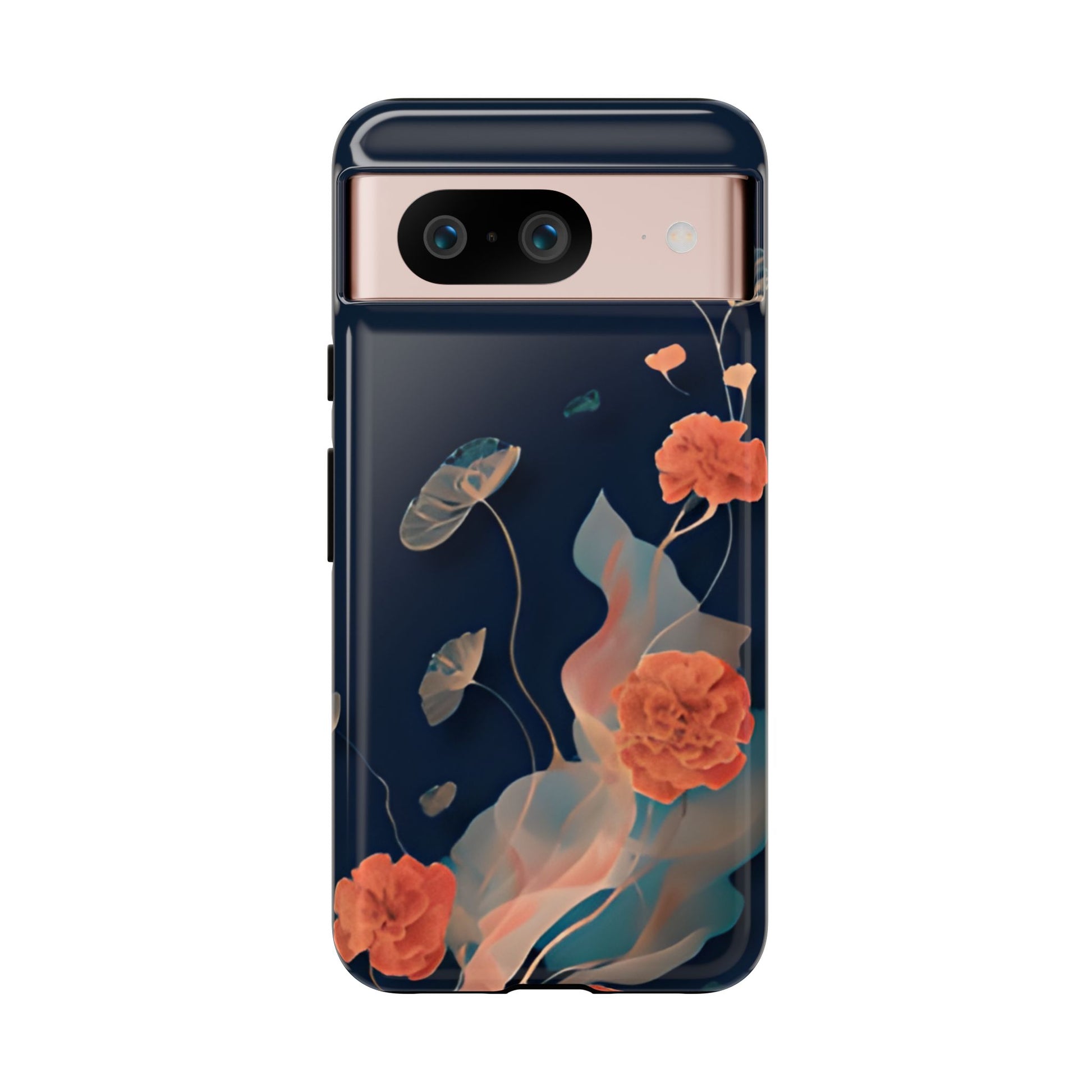 Lotus Reverie - Elegant Artistic Floral Google Pixel 8 Tough Phone Case - Painterly Lotus Blossom Design