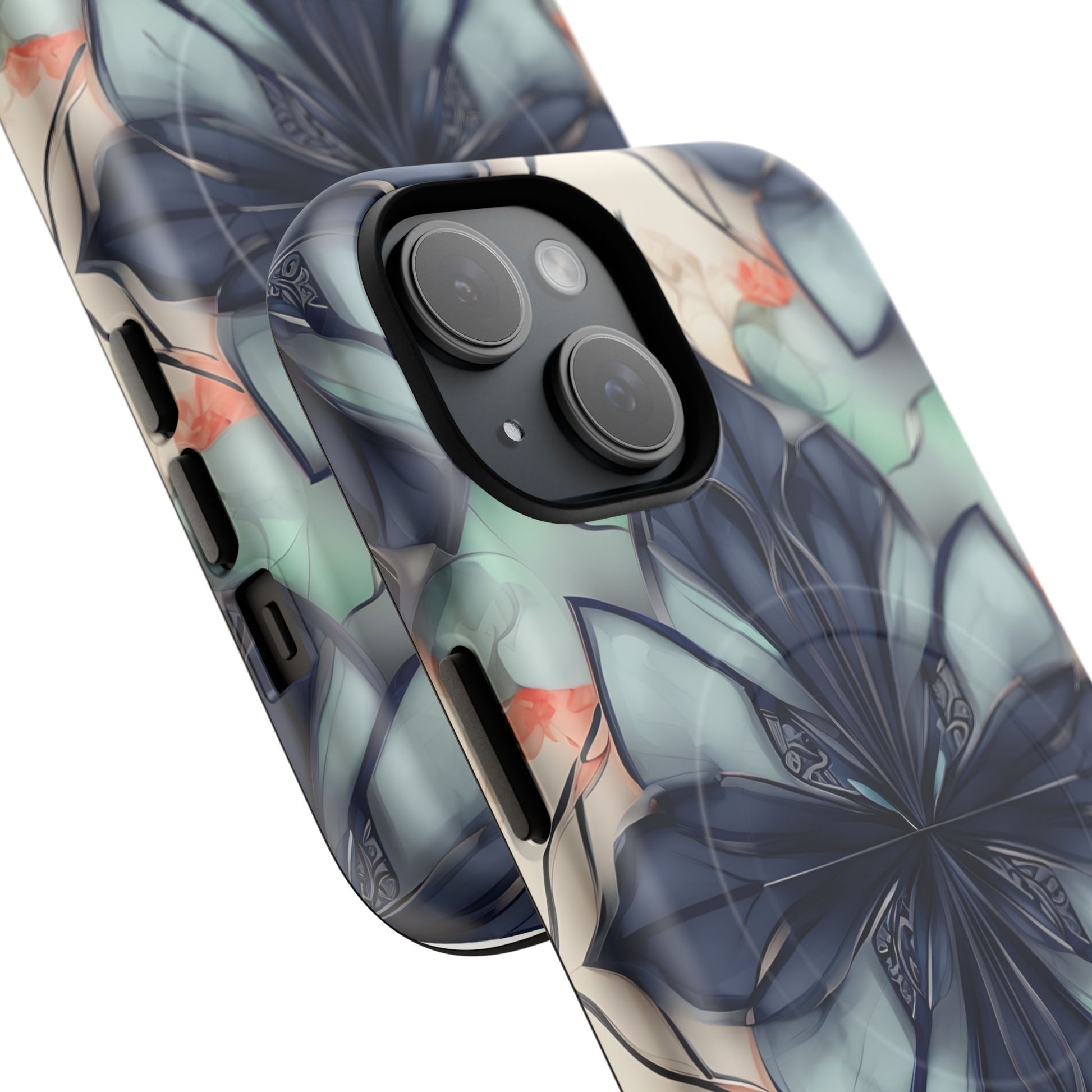 Midnight Mosaic MagSafe iPhone 15 Case - Designer Shockproof Cover
