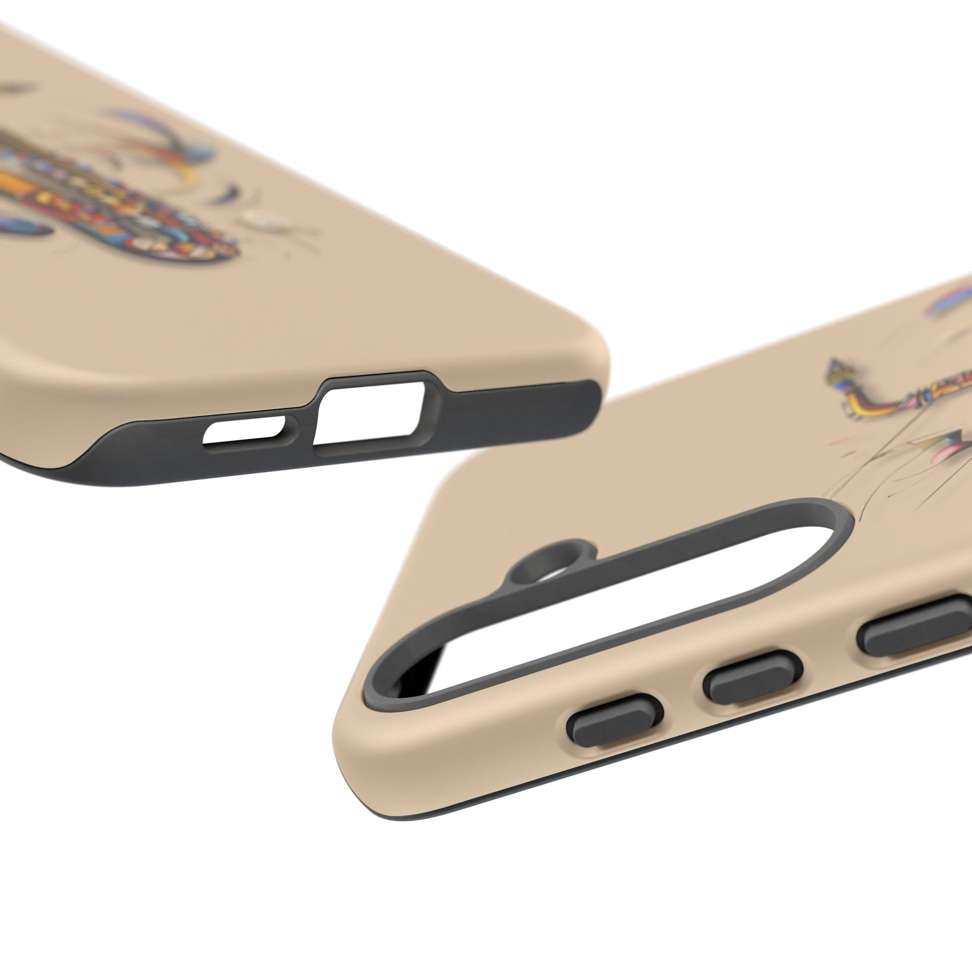 Brass Rhapsody Artistic Saxophone Music Tough Case for Samsung Galaxy S25 Plus - Shockproof Phone Cover