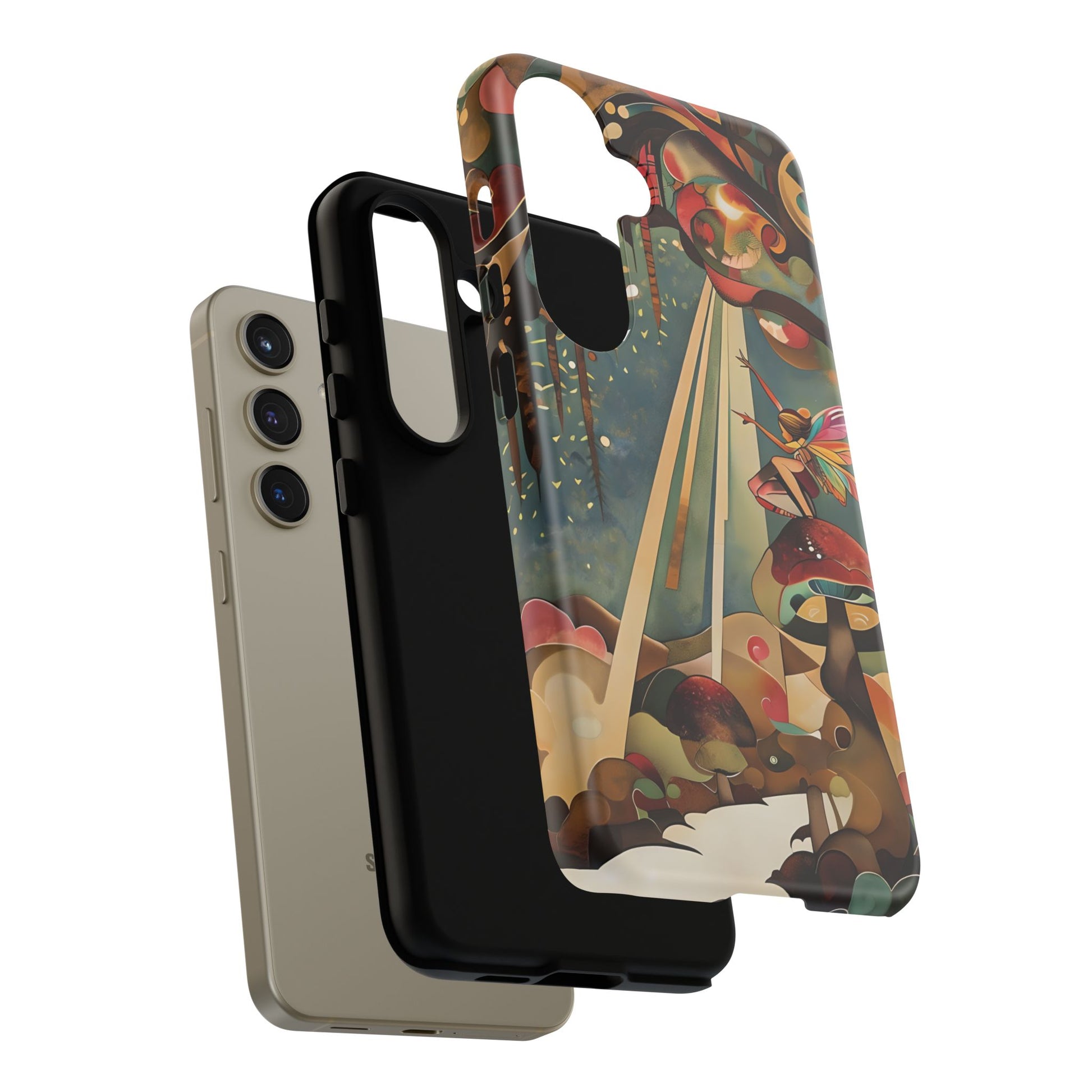 Enchanted Orchard Samsung Galaxy S24 Tough Case - Artistic Fairy Tale Phone Cover - Elegant Protective Fantasy Art Accessory