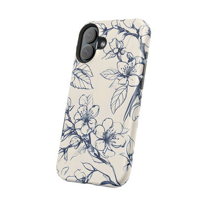 Blossom Sketch iPhone MagSafe Case