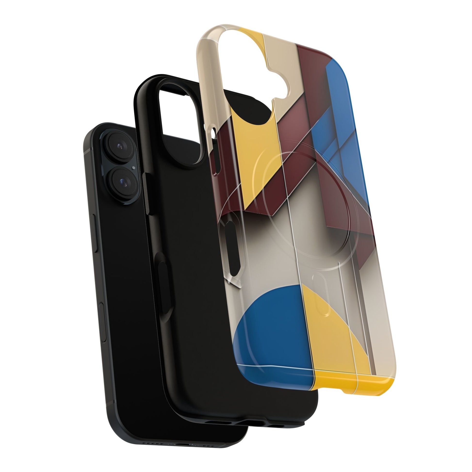 Dual-layer Chromatic Construct iPhone MagSafe case showing shock absorbing protection