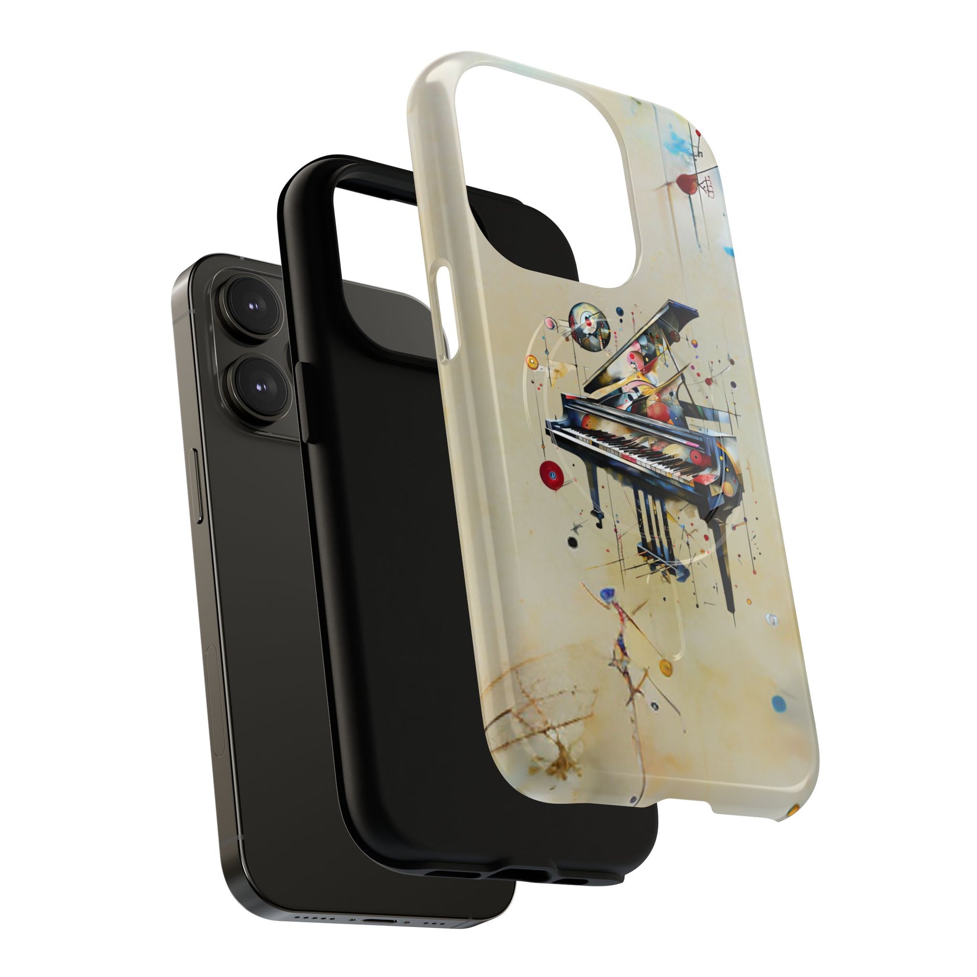 Keys of Imagination Artistic Grand Piano iPhone 14 Pro MagSafe Case