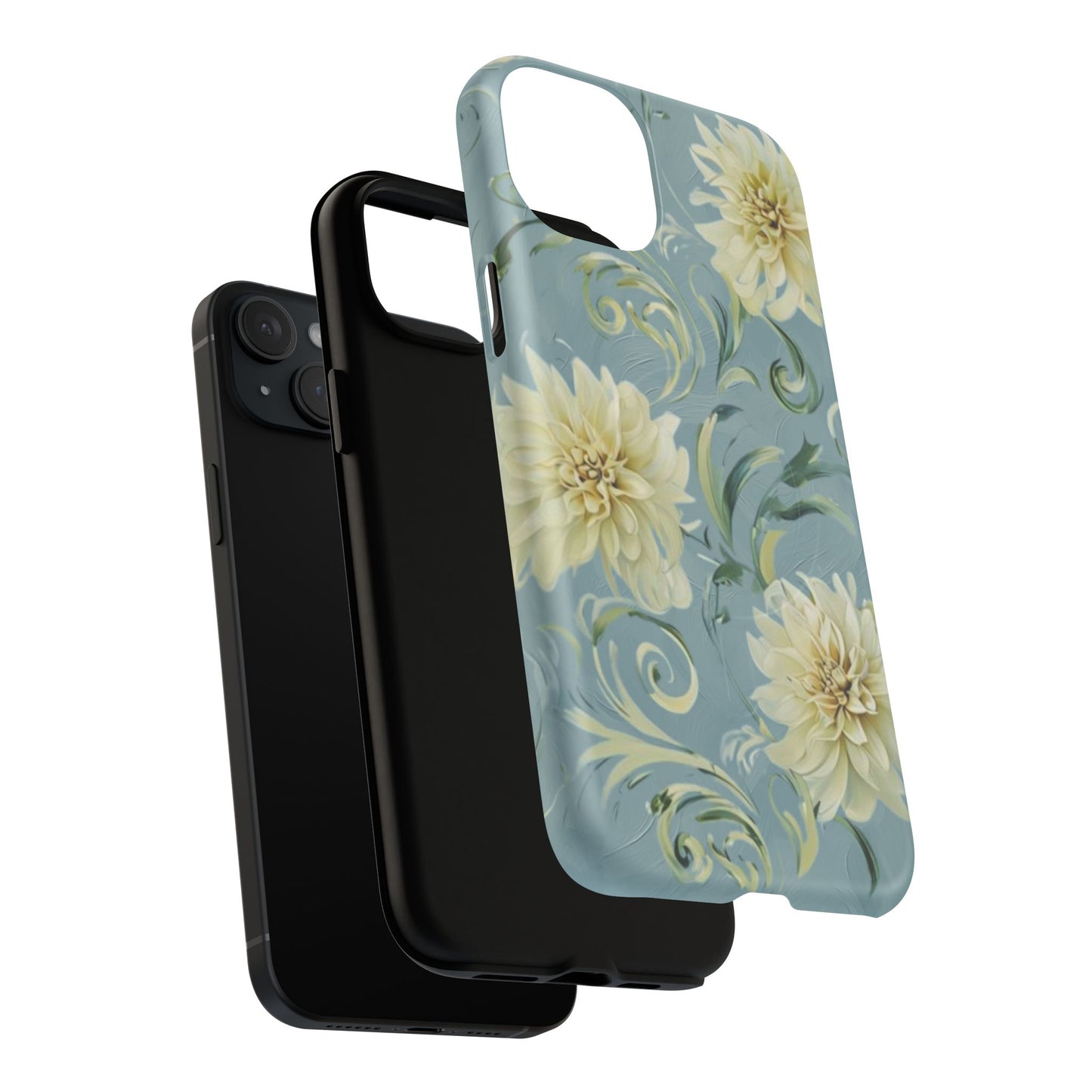 Golden Dahlia Trio iPhone MagSafe Case