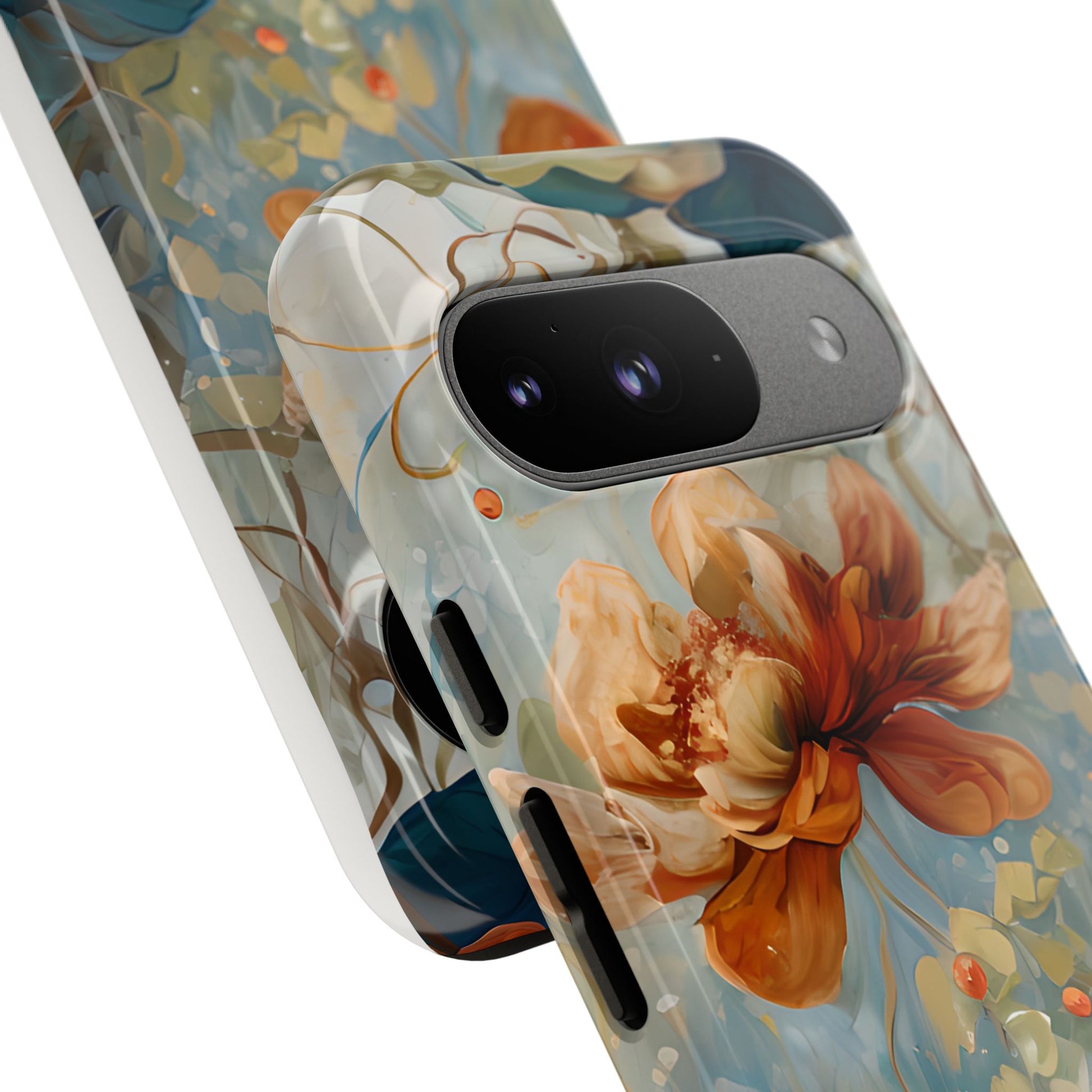 Waterlily Dreamscape - Artistic Floral Google Pixel 9 Tough Phone Case - Waterlily & Lotus Design