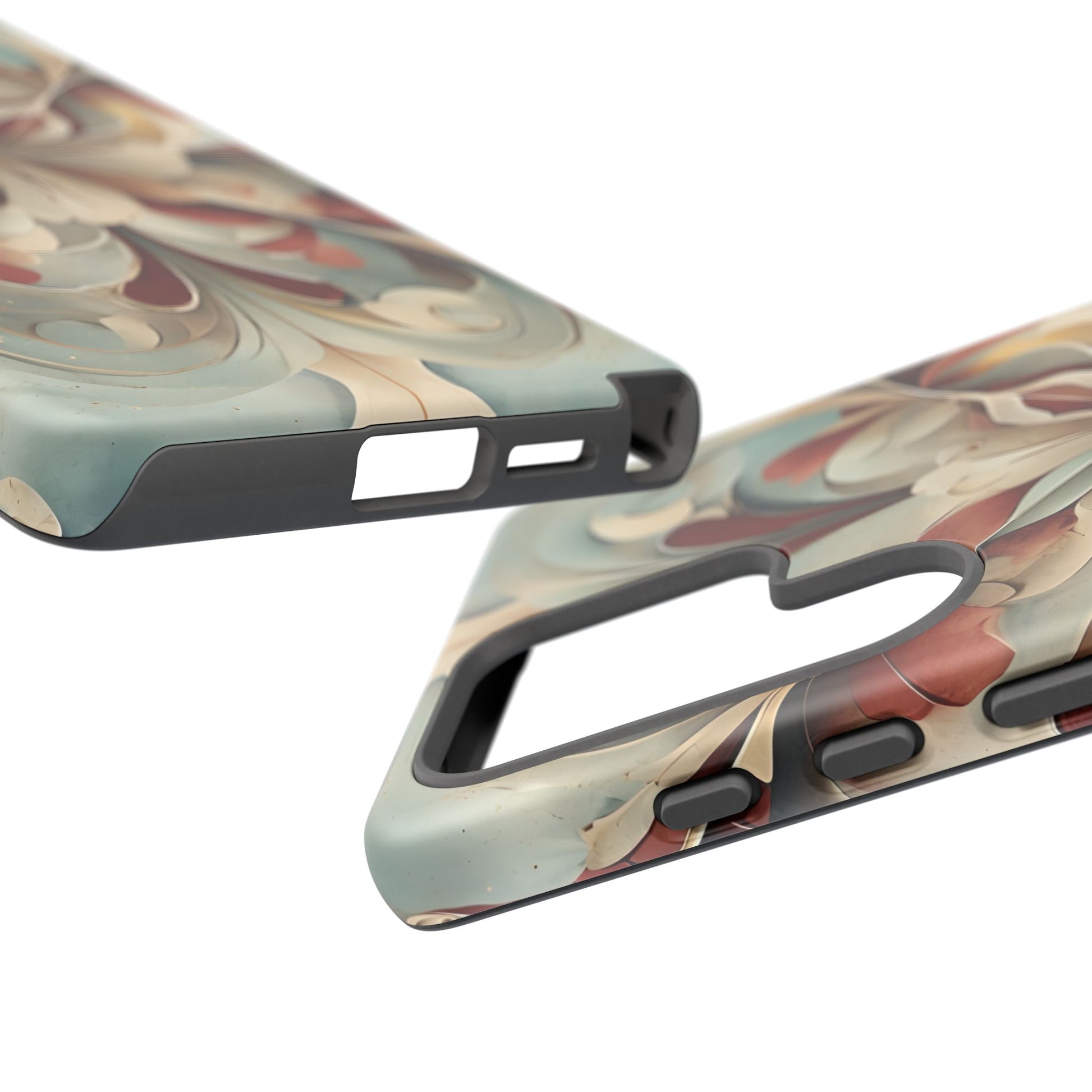 Vintage Baroque Blossom - Ornate Floral Art Samsung Galaxy S25 Ultra Tough Phone Case - Elegant Baroque-Inspired Design
