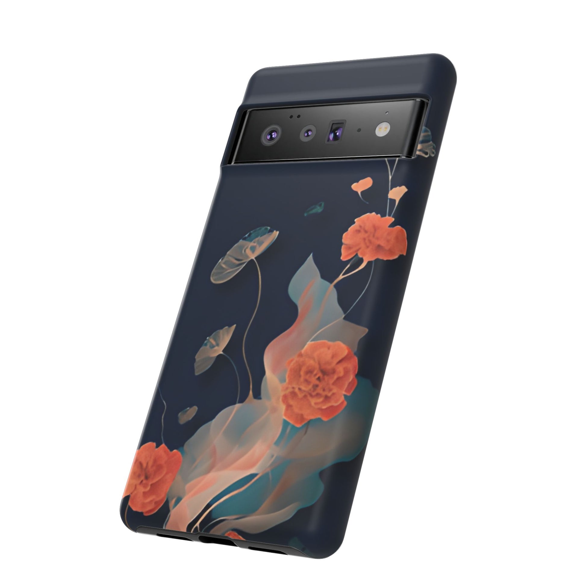Lotus Reverie - Elegant Artistic Floral Google Pixel 6 Pro Tough Phone Case - Painterly Lotus Blossom Design