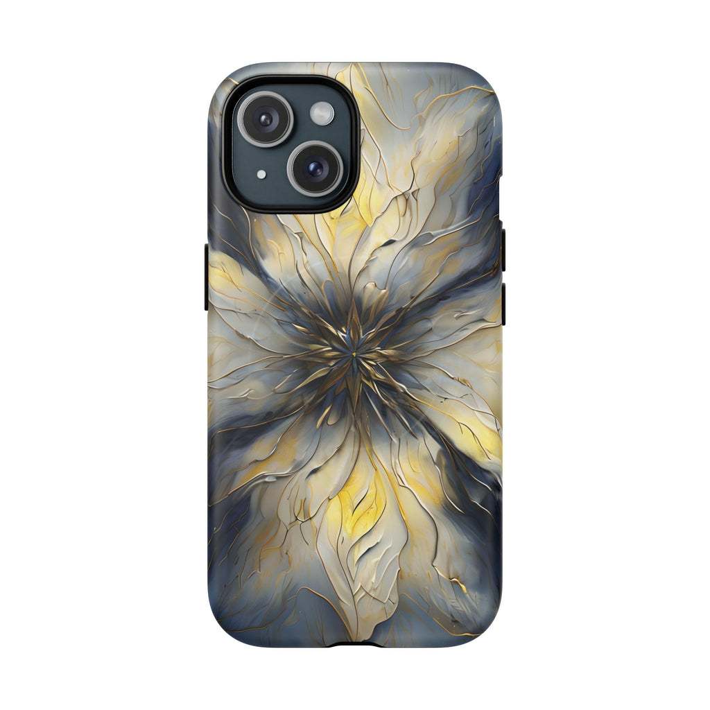 Luxury Luminous Petal MagSafe iPhone 15 - Designer Shockproof Cover