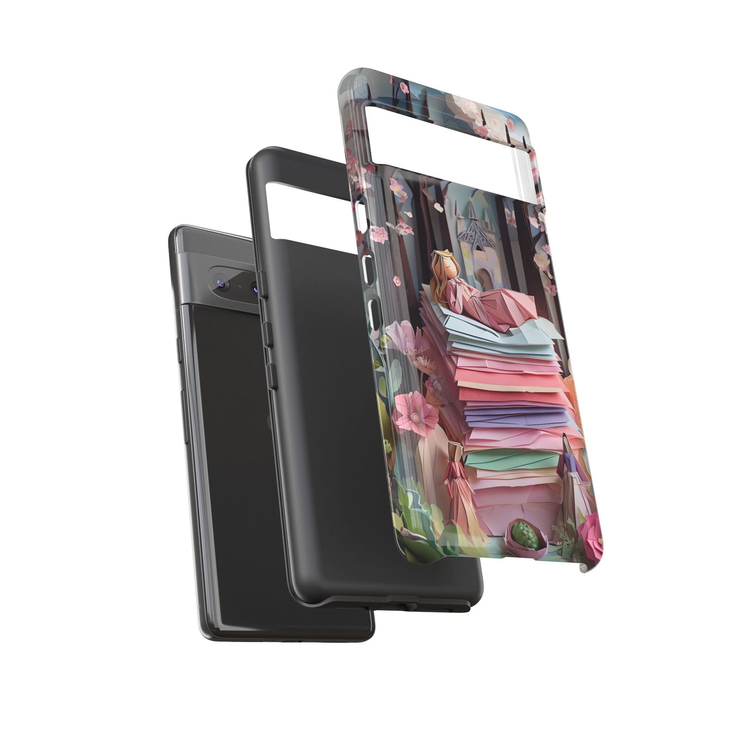 A Good Night's Sleep - Google Pixel - Tough Phone Case -Whimsical Fantasy Floral Design