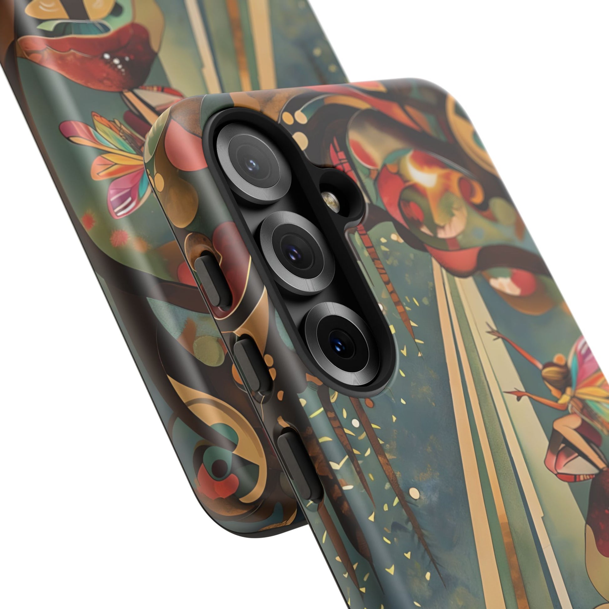 Enchanted Orchard Samsung Galaxy S25 Tough Case - Artistic Fairy Tale Phone Cover - Elegant Protective Fantasy Art Accessory