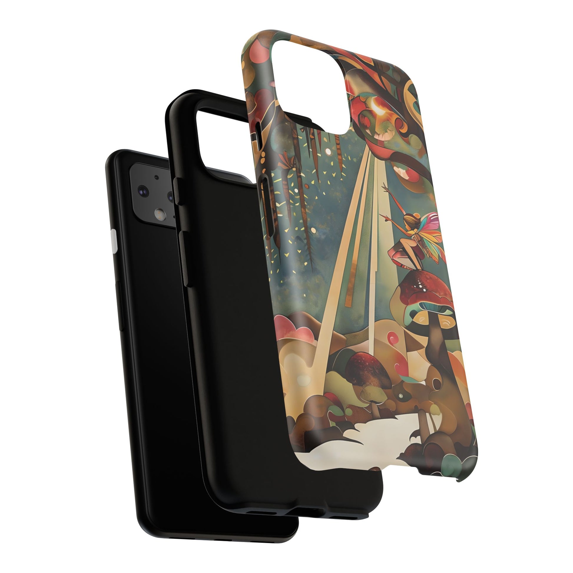 Enchanted Orchard Google Pixel 4 Tough Case - Artistic Fairy Tale Phone Cover - Elegant Protective Fantasy Art Accessory