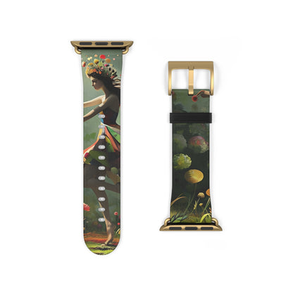 Dancing Wildflower Muse Apple Watch Band Strap - Timeless Design for your Timepiece