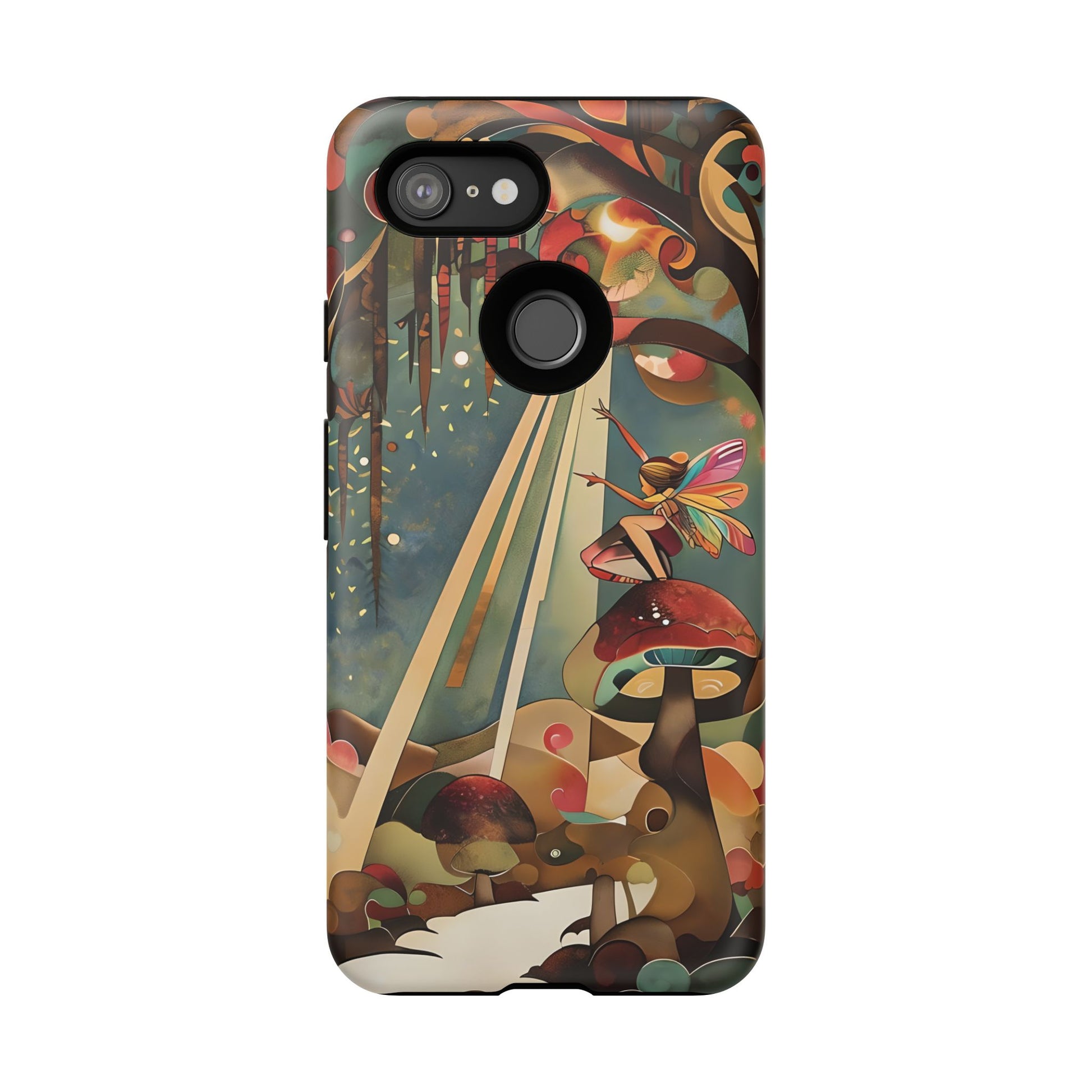 Enchanted Orchard Google Pixel 3 Tough Case - Artistic Fairy Tale Phone Cover - Elegant Protective Fantasy Art Accessory