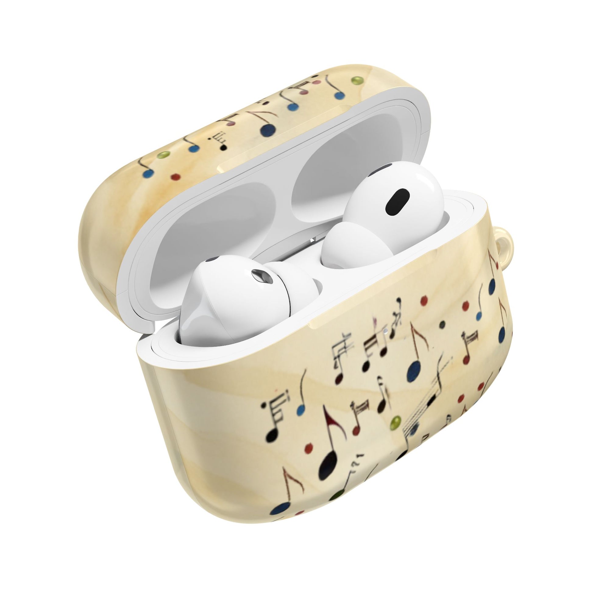 Melodic Flow Musical Notes AirPods Case - Abstract Music Design for Gen 1, 2, 3, Pro Gen 1 & 2