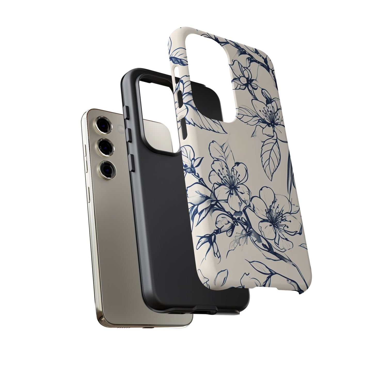 Blossom Sketch Samsung Galaxy Tough Case