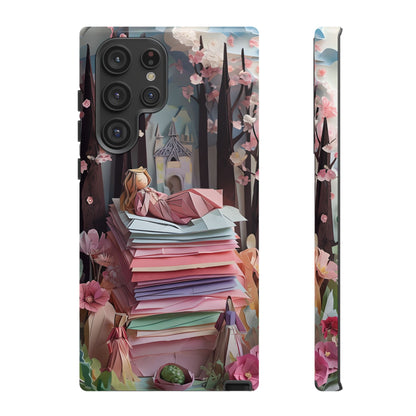 A Good Night's Sleep - Samsung Galaxy - Tough Phone Case -Whimsical Fantasy Floral Design