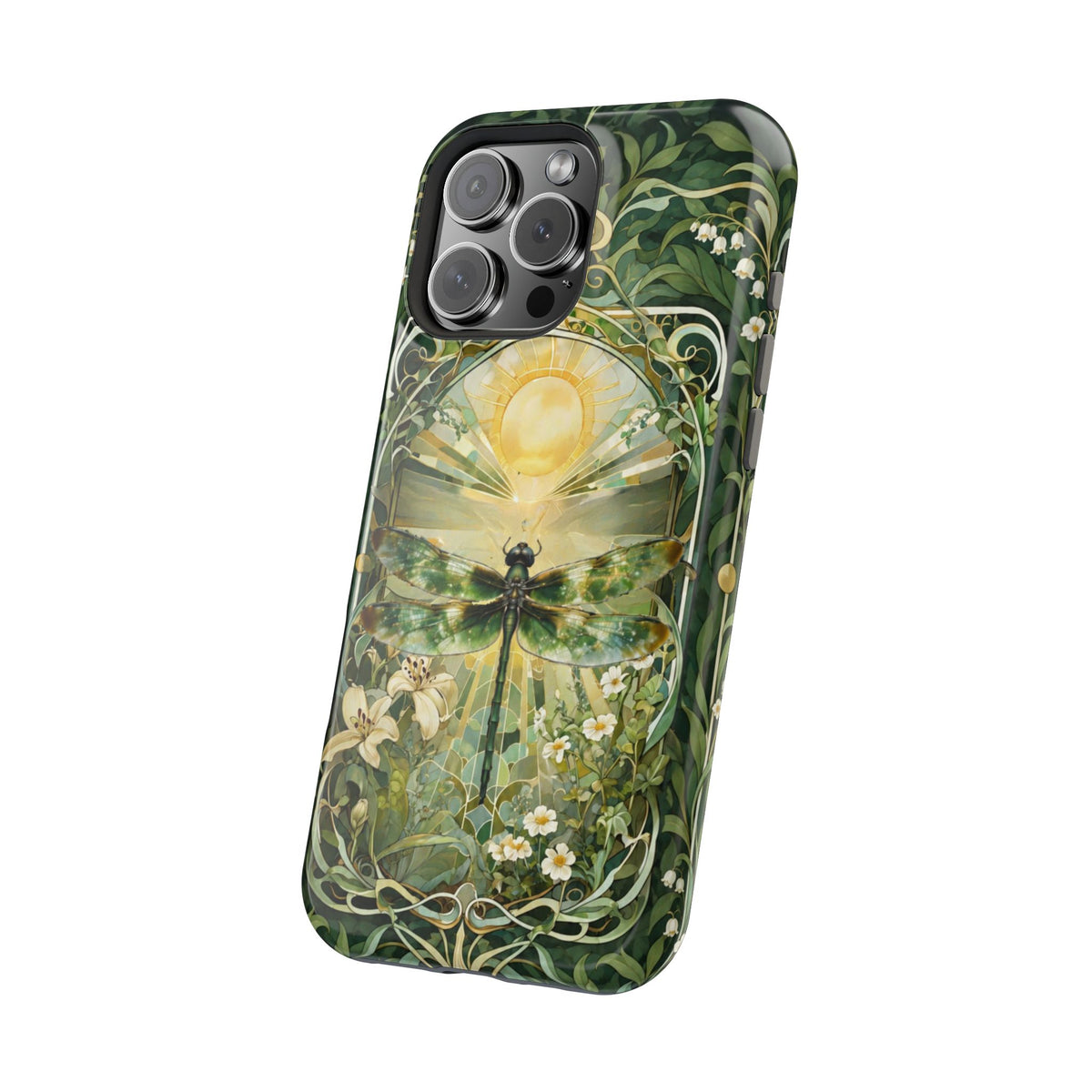 Emerald Sun Dragonfly iPhone MagSafe Case