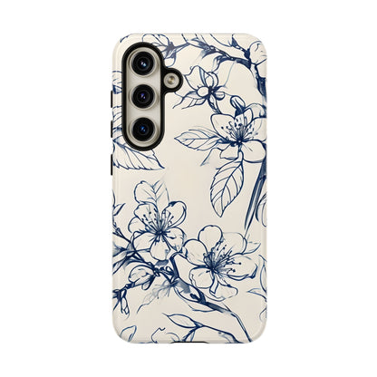 Blossom Sketch Samsung Galaxy Tough Case