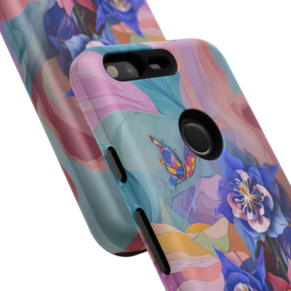 Blue Columbine Carnivale Google Pixel Tough Case